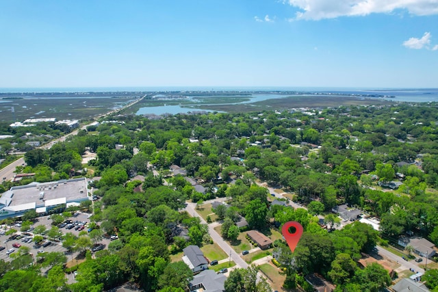 1416 Glencoe Dr, Mount Pleasant, SC 29464 - aerial overview of property's location with a large body of water