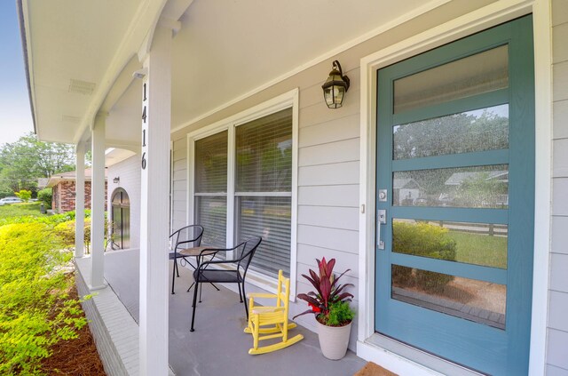 1416 Glencoe Dr, Mount Pleasant, SC 29464 - view of patio / terrace featuring covered porch
