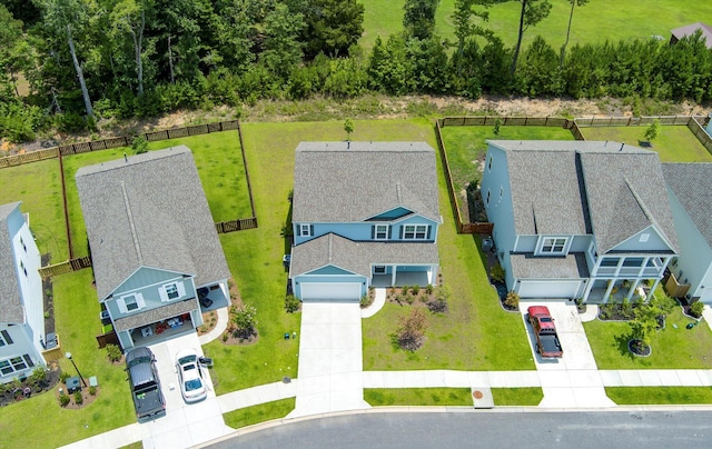 aerial view