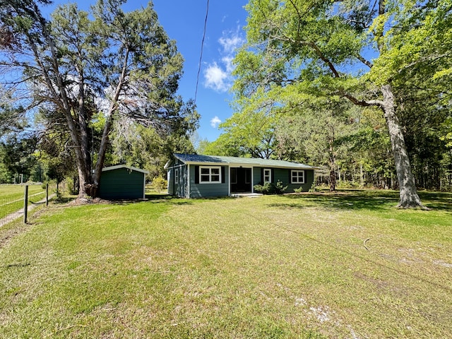 view of yard