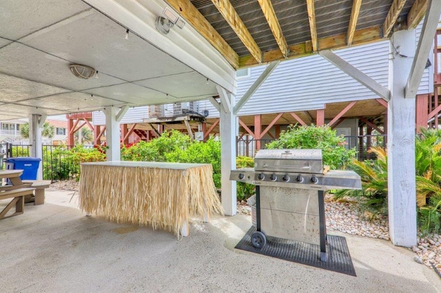 325 N 58th Ave, North Myrtle Beach, SC 29582 - view of patio / terrace with grilling area