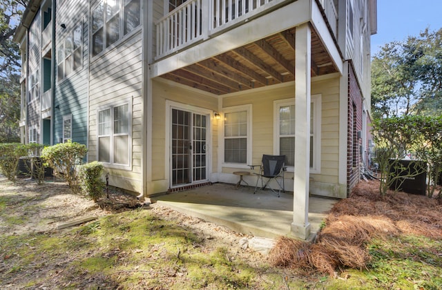 exterior space with a patio