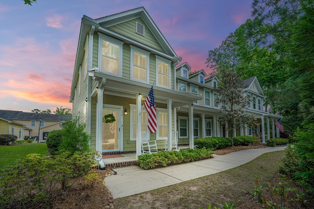 victorian home with a porch