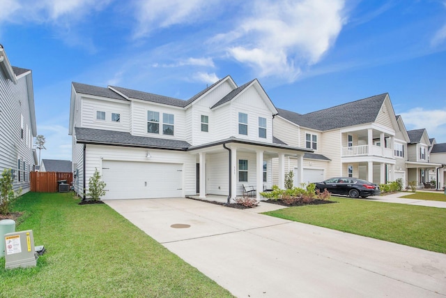533 Richfield Way, Summerville, SC 29486 - view of front of house with a garage, fence, driveway, and a front yard