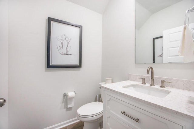 533 Richfield Way, Summerville, SC 29486 - half bath with vanity, baseboards, and toilet