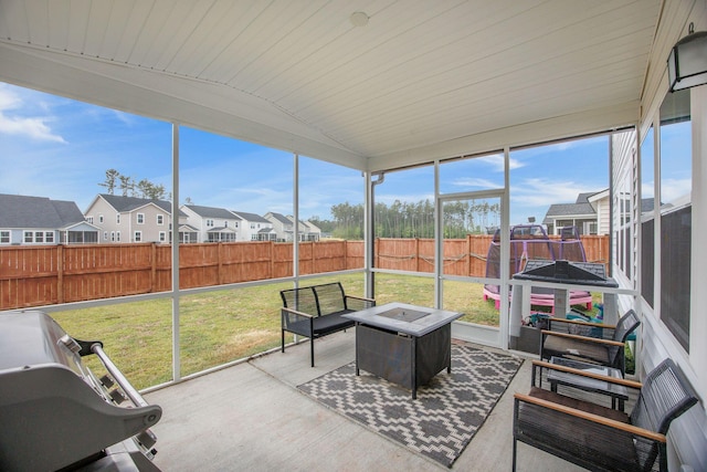 533 Richfield Way, Summerville, SC 29486 - sunroom / solarium with a residential view