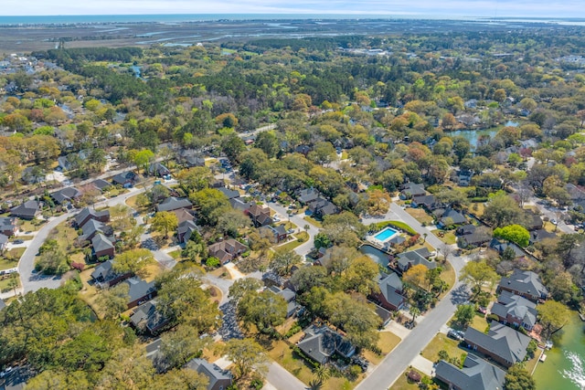 1324 Southlake Dr, Mount Pleasant, SC 29464 - drone / aerial view with a water view and a residential view