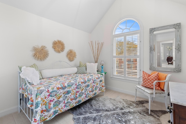 1324 Southlake Dr, Mount Pleasant, SC 29464 - bedroom with baseboards and vaulted ceiling