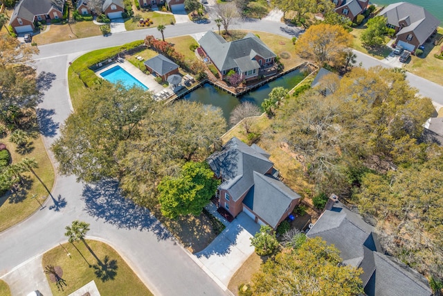 1324 Southlake Dr, Mount Pleasant, SC 29464 - aerial view with a water view and a residential view
