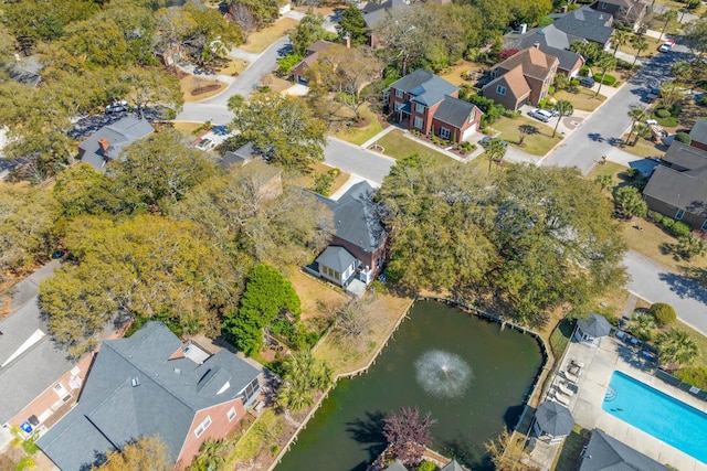 1324 Southlake Dr, Mount Pleasant, SC 29464 - bird's eye view featuring a residential view and a water view