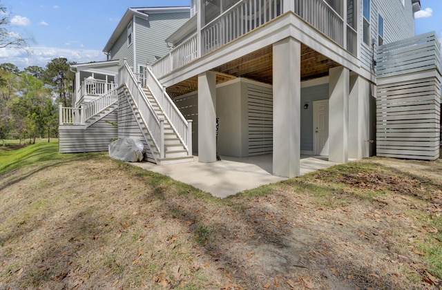 1821 Mead Ln, Johns Island, SC 29455 - view of side of home featuring stairway