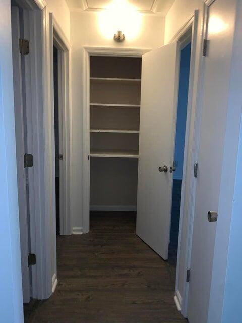 117 Roberta Dr Unit A/B, Summerville, SC 29485 - hallway with dark wood finished floors