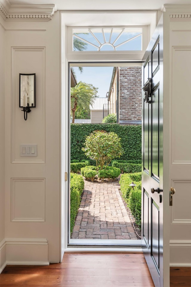 12 Orange St, Charleston, SC 29401 - doorway to outside featuring a healthy amount of sunlight and wood finished floors