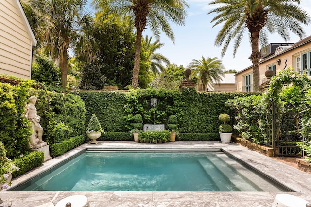 12 Orange St, Charleston, SC 29401 - view of swimming pool featuring a fenced backyard