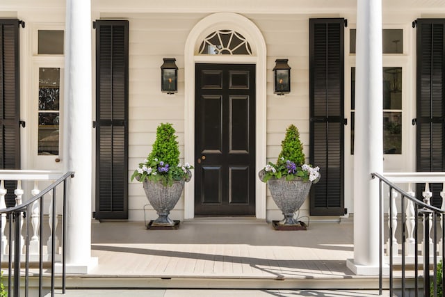 12 Orange St, Charleston, SC 29401 - view of exterior entry with a porch