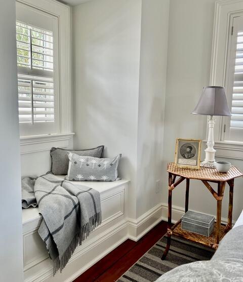 12 Orange St, Charleston, SC 29401 - bedroom with dark wood-style flooring