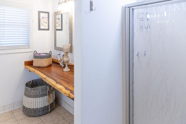 bathroom featuring tile patterned floors