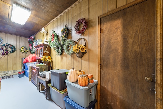 view of storage room