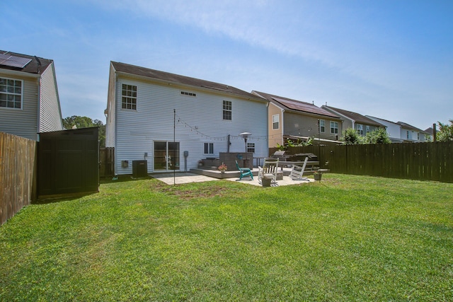 2021 Asher Loop, Summerville, SC 29485 - rear view of house with a patio area, an outdoor hangout area, cooling unit, and a residential view