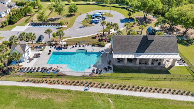 drone / aerial view