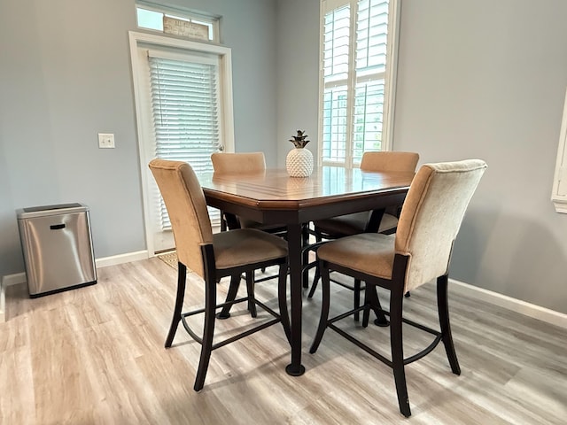1225 Blakeway St Unit 906, Charleston, SC 29492 - dining area with baseboards and light wood-style flooring