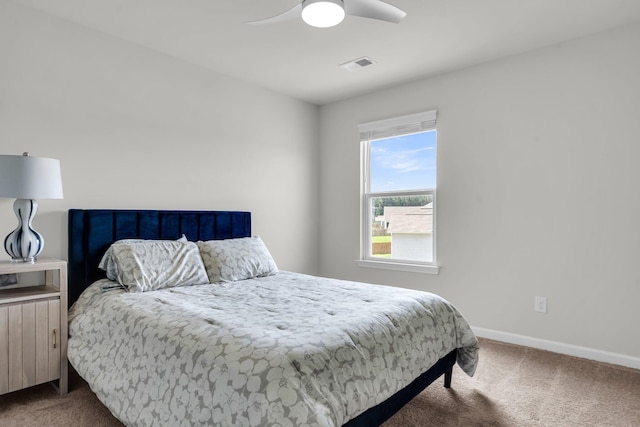 1132 Wading Point Blvd, Huger, SC 29450 - carpeted bedroom featuring baseboards and a ceiling fan