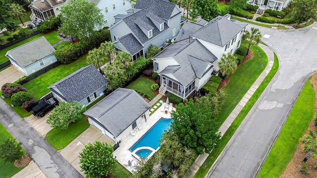 2792 River Vista Way, Mount Pleasant, SC 29466 - aerial perspective of suburban area with a pool