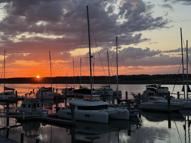 1948 Marsh Oak Ln, Seabrook Island, SC 29455 - water view featuring a dock