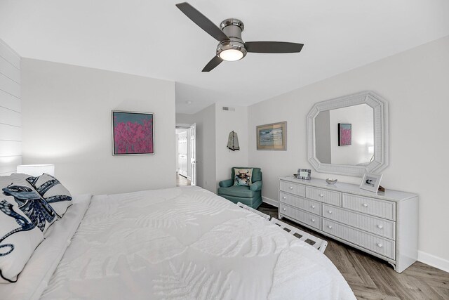 1948 Marsh Oak Ln, Seabrook Island, SC 29455 - bedroom featuring baseboards and ceiling fan