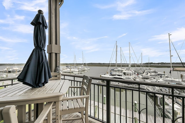 1948 Marsh Oak Ln, Seabrook Island, SC 29455 - wooden deck with a water view