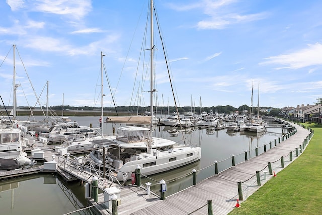 1948 Marsh Oak Ln, Seabrook Island, SC 29455 - dock area with a water view and view of marina