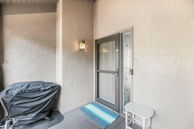 1948 Marsh Oak Ln, Seabrook Island, SC 29455 - view of exterior entry with stucco siding
