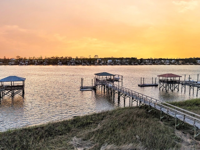 1720 Bowline Dr, Mount Pleasant, SC 29466 - dock area featuring a water view