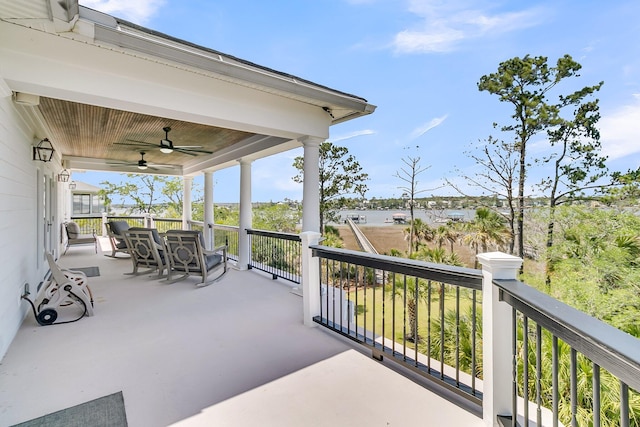 1720 Bowline Dr, Mount Pleasant, SC 29466 - view of patio featuring ceiling fan