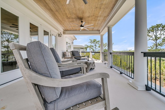 1720 Bowline Dr, Mount Pleasant, SC 29466 - view of patio featuring ceiling fan