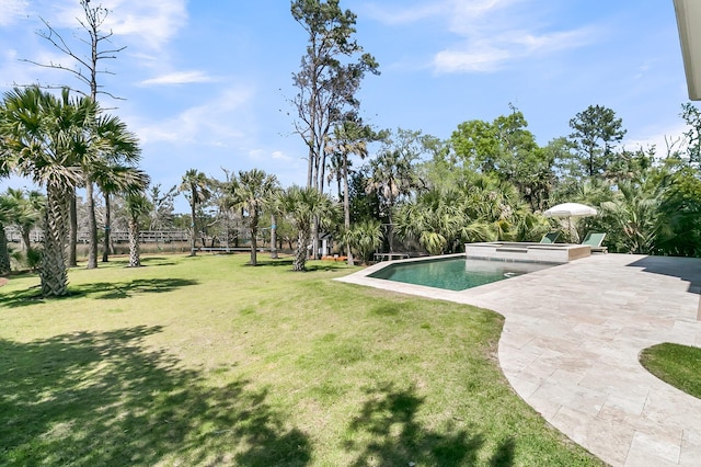 1720 Bowline Dr, Mount Pleasant, SC 29466 - outdoor pool featuring a lawn and a patio area