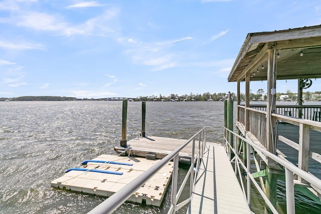 1720 Bowline Dr, Mount Pleasant, SC 29466 - dock area featuring a water view