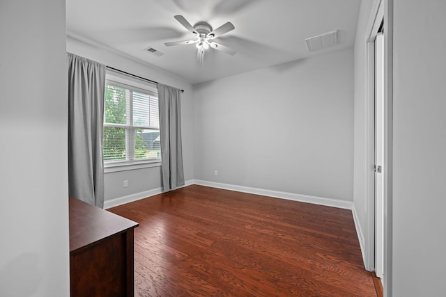 410 Eliston St, Summerville, SC 29486 - unfurnished room featuring ceiling fan, dark wood-type flooring, and baseboards