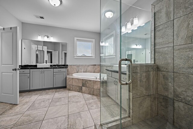 410 Eliston St, Summerville, SC 29486 - bathroom with a stall shower, a garden tub, and vanity