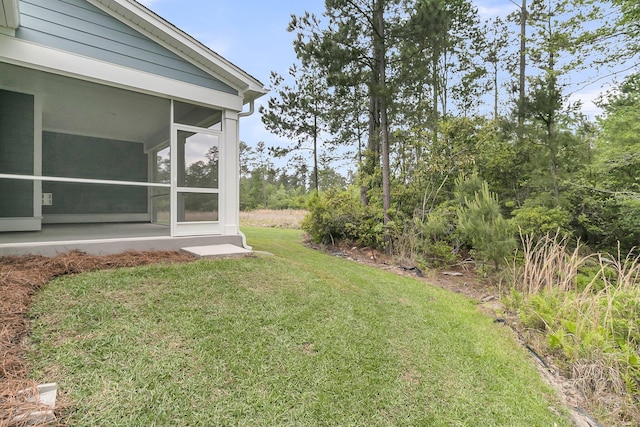 395 Wappoo Trace Ln, Summerville, SC 29486 - view of grassy yard with a sunroom