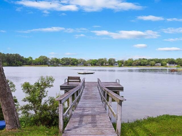 2206 Weepoolow Trl, Charleston, SC 29407 - dock with a water view