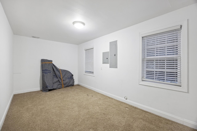 2206 Weepoolow Trl, Charleston, SC 29407 - unfurnished room featuring carpet floors, electric panel, and baseboards