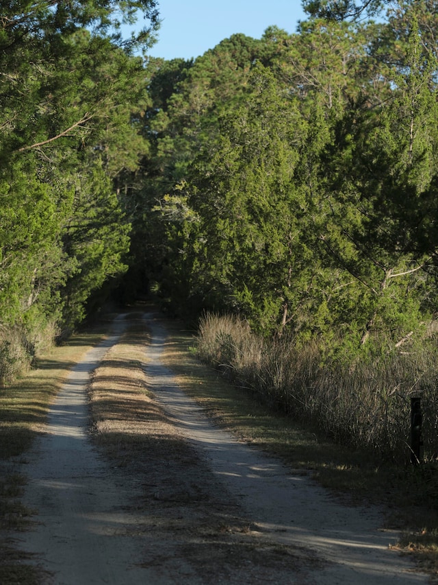 view of road