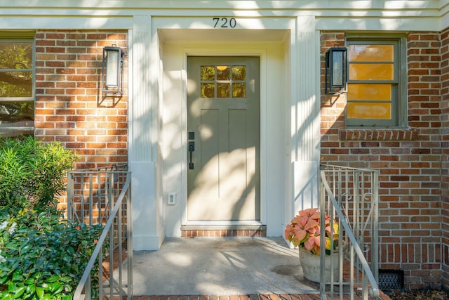 view of entrance to property