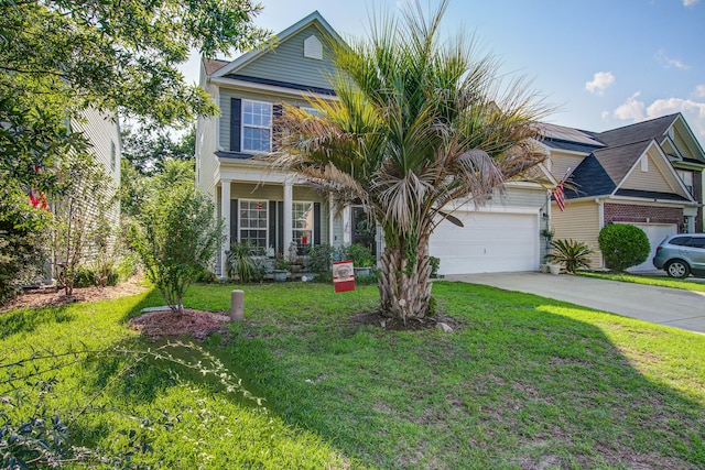 2017 Asher Loop, Summerville, SC 29485 - view of front facade featuring concrete driveway and a front lawn