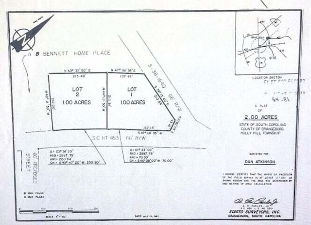 00 Bunch Ford Rd, Holly Hill SC, 29059 land for sale