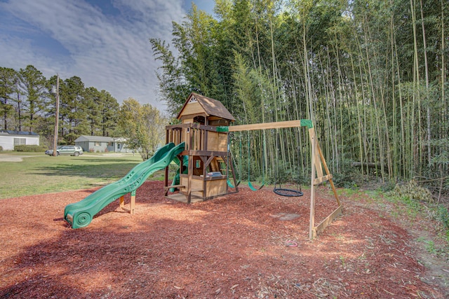 view of communal playground