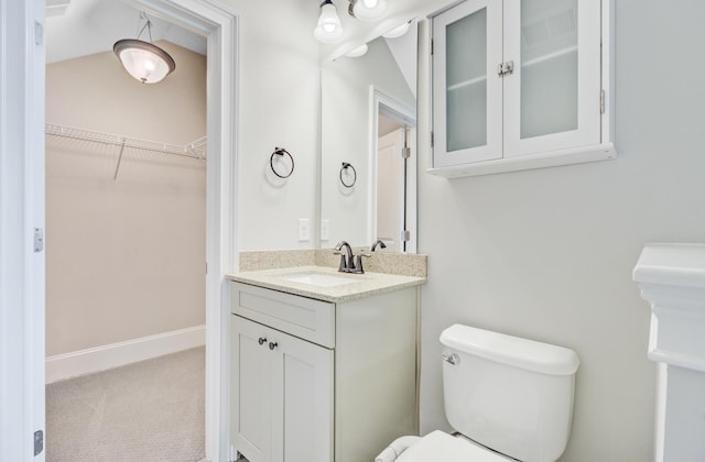 1485 Bourne Xing, Mount Pleasant, SC 29466 - bathroom featuring vanity and a walk in closet