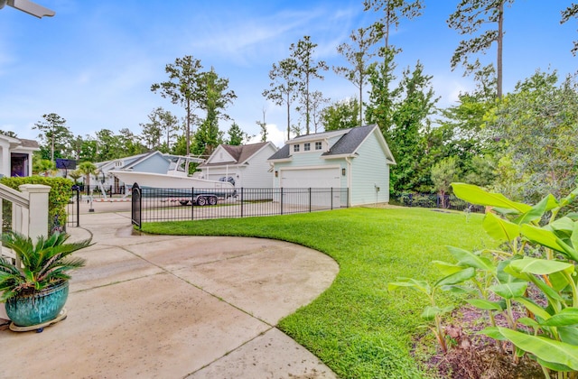 1485 Bourne Xing, Mount Pleasant, SC 29466 - view of yard featuring a garage and a residential view