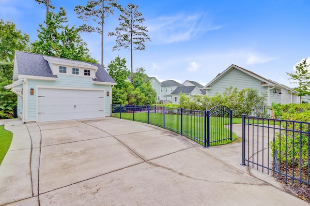 1485 Bourne Xing, Mount Pleasant, SC 29466 - exterior space with a garage, a shingled roof, and concrete driveway